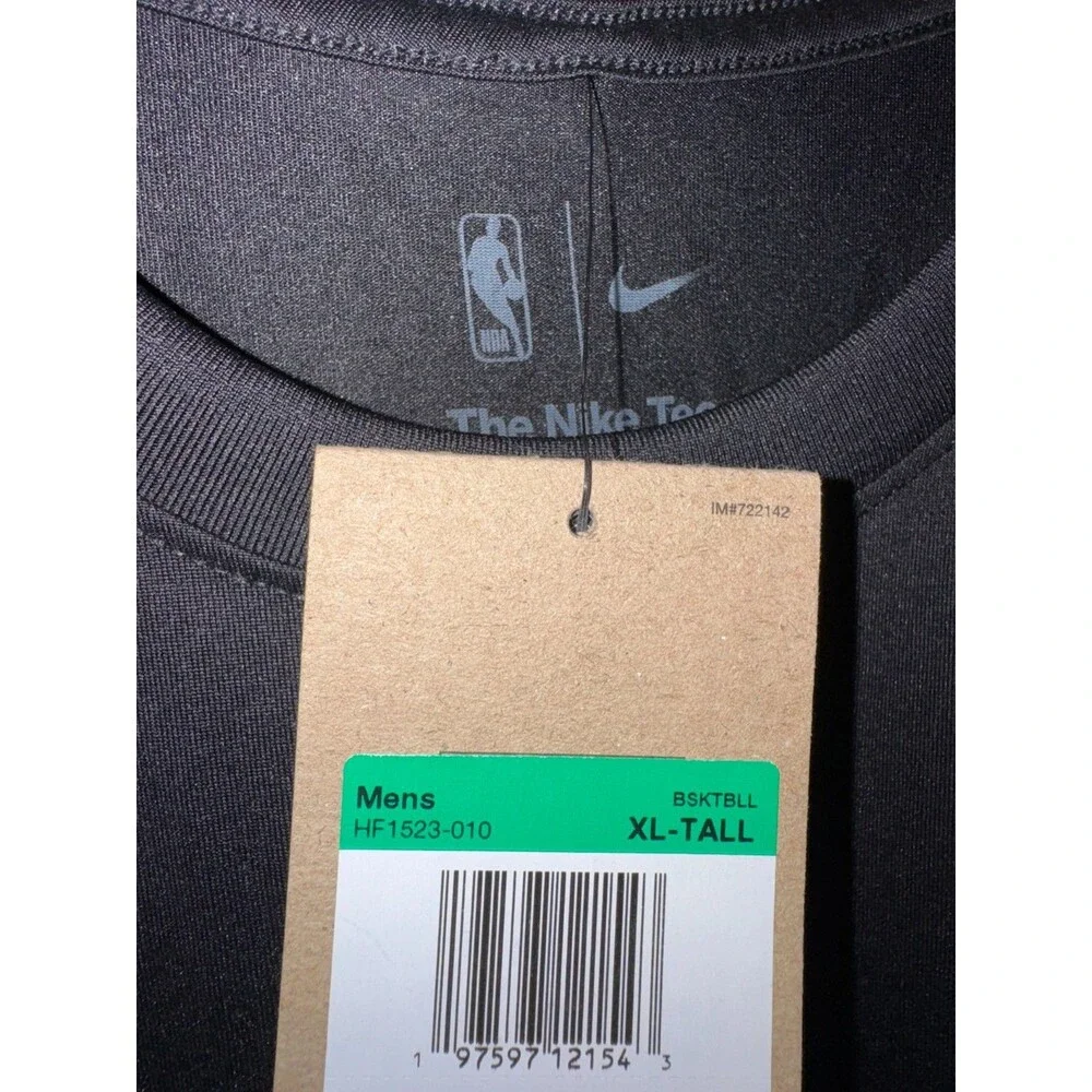 Nike NBA Atlanta Hawks Team Issue Dri-FIT Warmup Tank Top Black Men XLT NEW_6